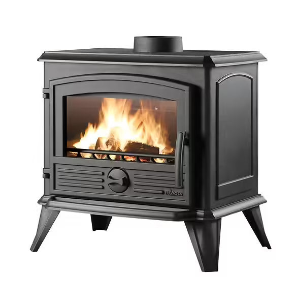 Poêle à bois Samara - Fonte - Anthracite - 6kW INVICTA