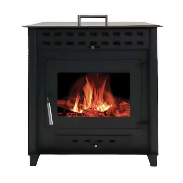 POÊLE À BOIS NOA 9 | BÛCHES 50CM - Noir INTERSTOVES