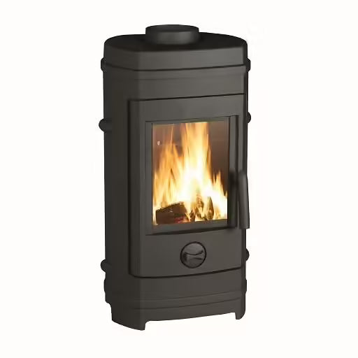 Poêle à bois Remilly - Fonte - Anthracite - 7kW INVICTA