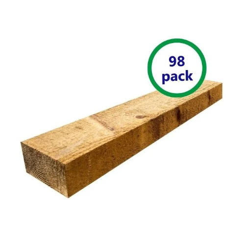 Pack de 70 mini traverses de bois traitées UC3 | L: 1,8 m