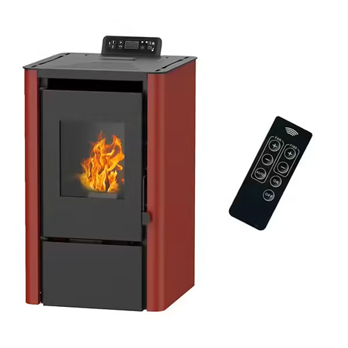 Poêle à granulés air Anita 7,6 kW Bordeaux Sannover