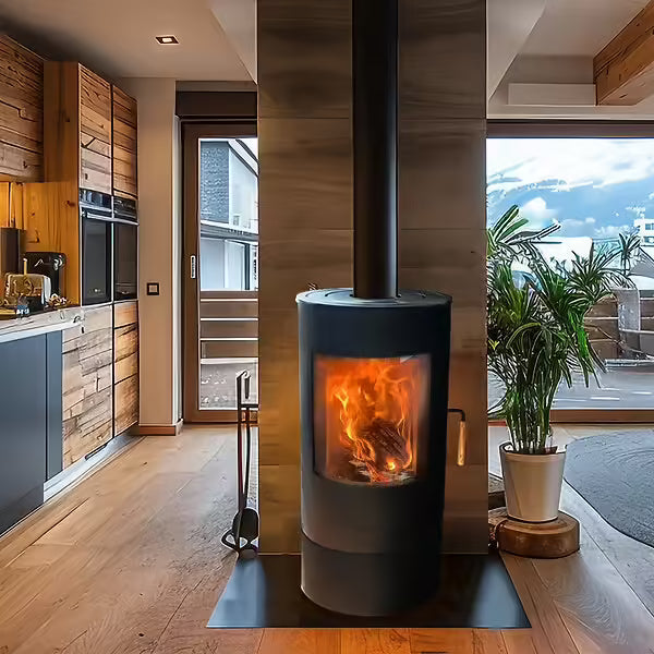 Poêle à Bois Oscar Sur Pied 8,2 kW Sannover