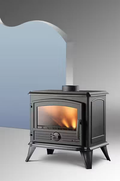 Poêle à bois Samara - Fonte - Anthracite - 6kW INVICTA