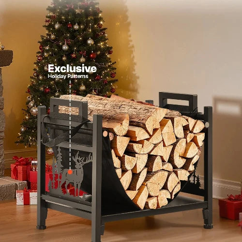 Support à bois de chauffage d'intérieur