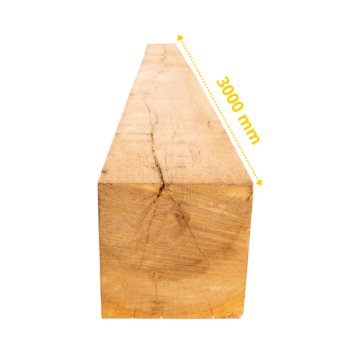 Pack de 20 x Poutres (Poteaux) en Chêne 3000 x 150 x 150 mm
