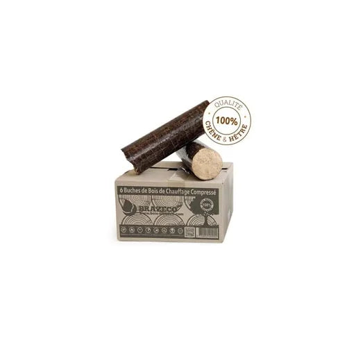 Bois densifié Premium Palette de 80 cartons 100% feuillus