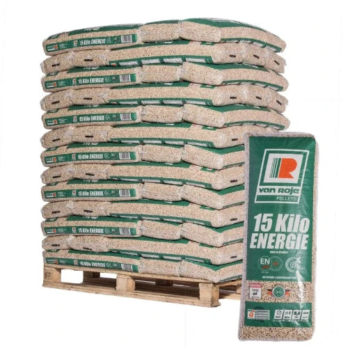 Pellets Van Roje Palette 65 Sacs de 15kg Haute Qualité