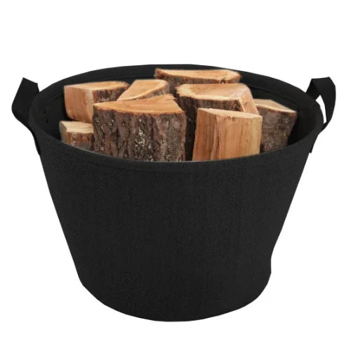 Panier à bûches Teahupo noir