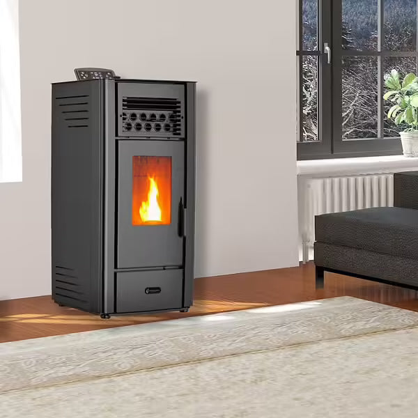 Poêle à granulés air Anita 10 kW Noir Sannover