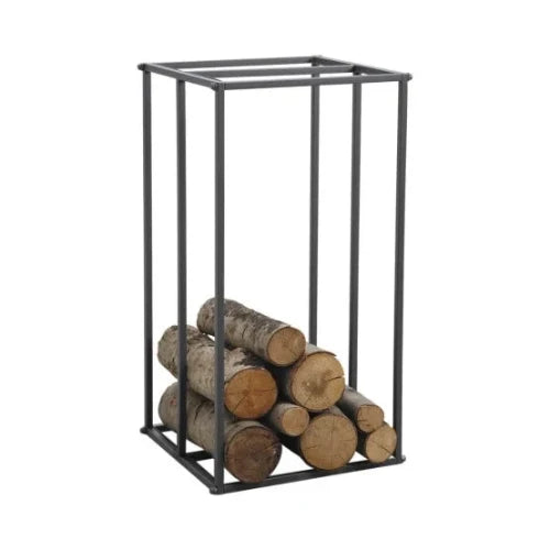 Rack à bûches vertical métal gris - AUBRY GASPARD