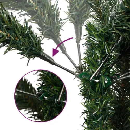 Sapin de noel en bois New York Naturel 30 X 12,5 cm