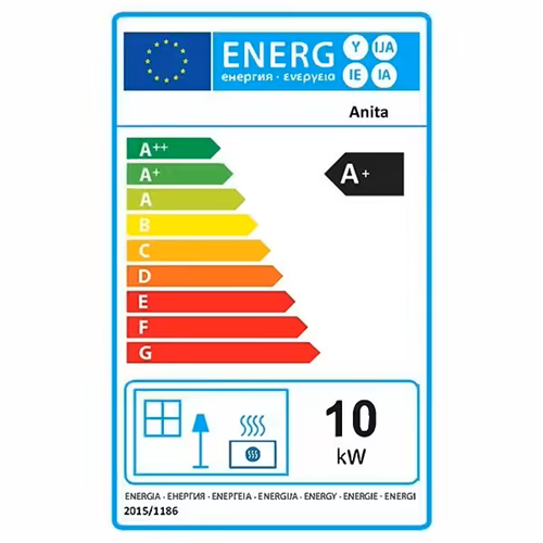 Poêle à granulés air Anita 10 kW Bordeaux SANNOVER