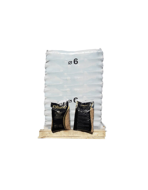 Granulés OLIMP Din+, EN+A1 – Palette de 15 sacs de 15kg