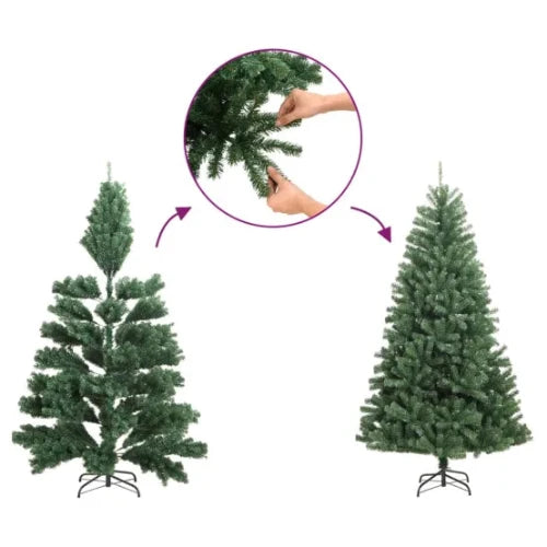 Sapin de noel en bois New York Naturel 30 X 12,5 cm